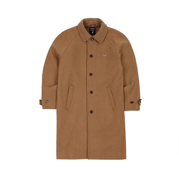 Áo khoác dạ cao cấp chính hãng KANGOL Balmacaan coat 6506 CAMEL XL