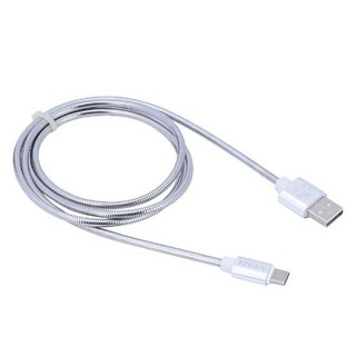 - cáp sạc nhanh type c kim loại titan ir03 - màu bạc