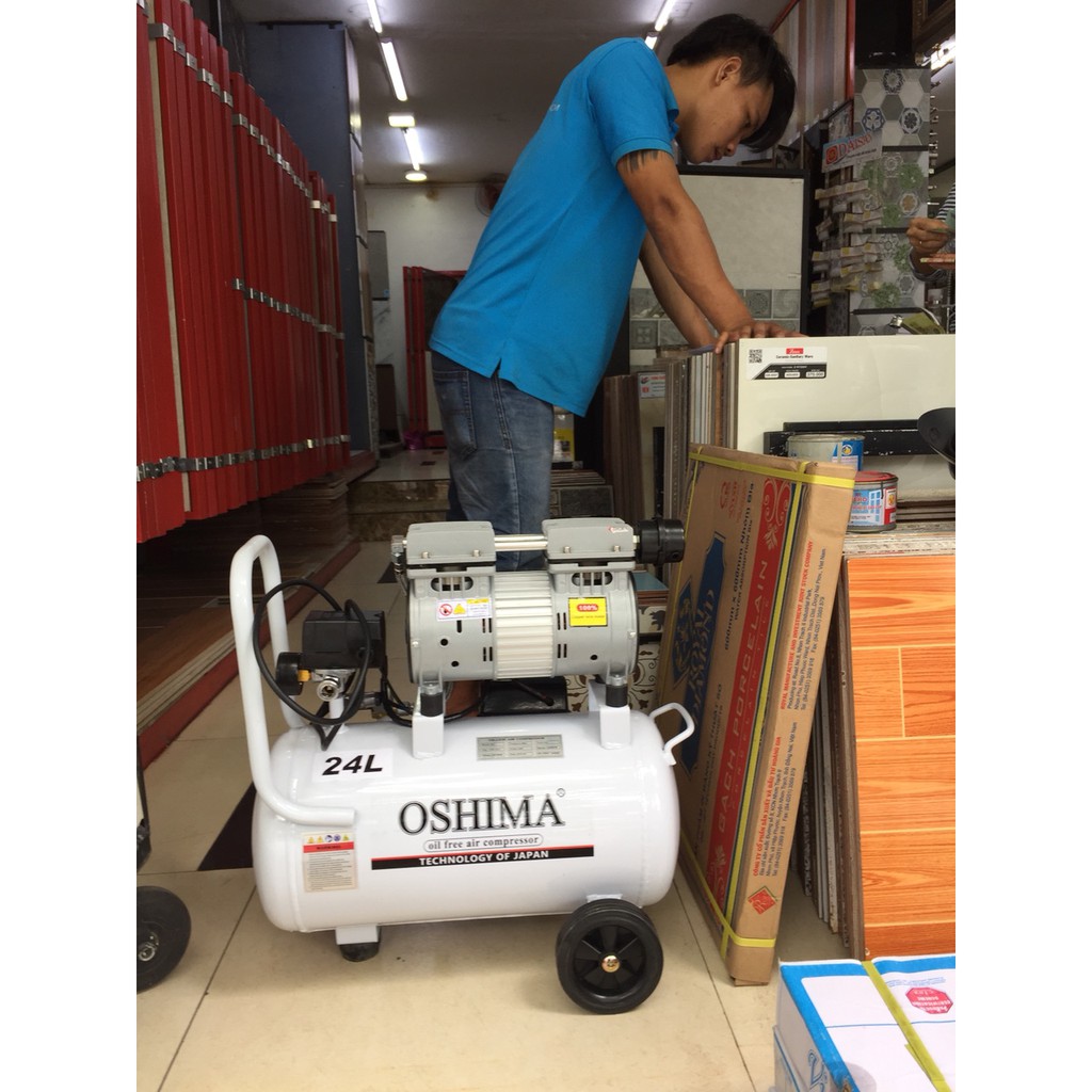 MÁY NÉN KHÍ KHÔNG DẦU OSHIMA 24L
