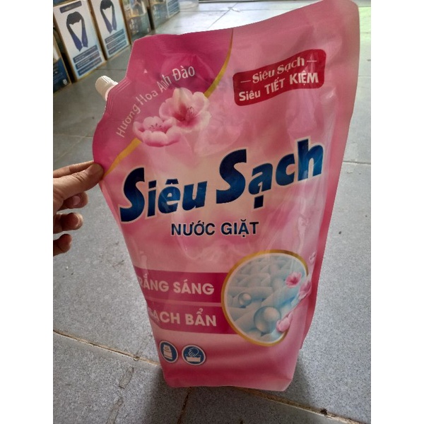 Nước giặt hương hoa anh đào siêu sạch LIX 2,4kg
