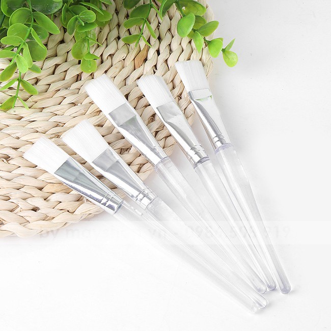 Chổi quét dầu cước trắng, tay cầm trong suốt, chuyên dụng trong làm bánh