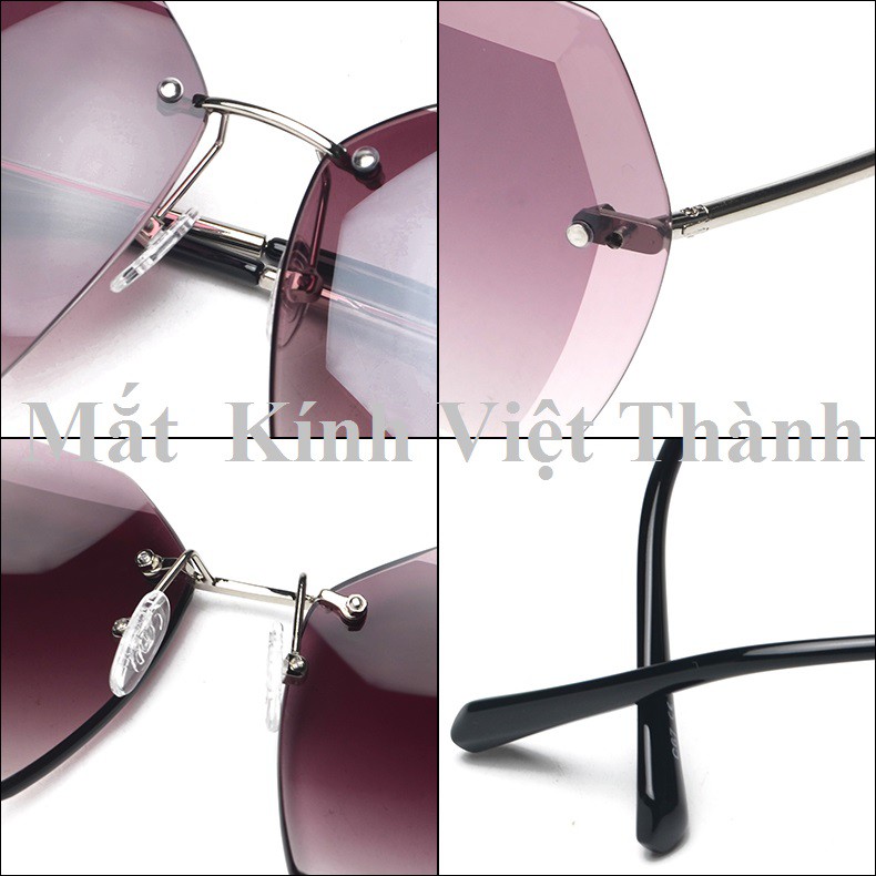 mắt Kính mát nữ thời trang gia rẻ kính râm khoan nữ hot nhất 2023