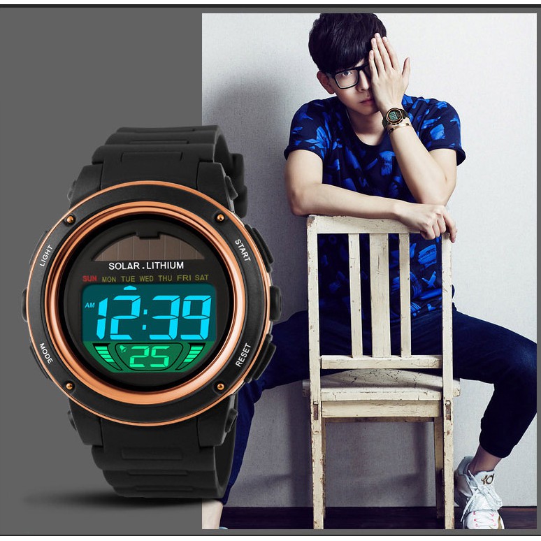 Đồng Hồ Nam SKMEI Dạng Kĩ Thuật Số, Đồng Hồ Thể Thao Năng Lượng Mặt Trời Không Lo Hết Pin, Đa Chức Năng | BigBuy360 - bigbuy360.vn