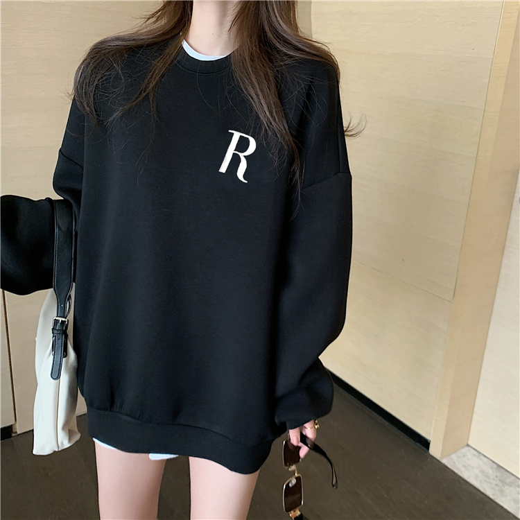 Áo Sweater Tay Dài Dáng Rộng In Chữ Thời Trang Cho Nữ | BigBuy360 - bigbuy360.vn