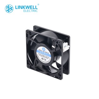 F2e-120s-230, quạt hút 230vac 120x120x38, hiệu linkwell, hàng chính hãng, co cq đầy đủ