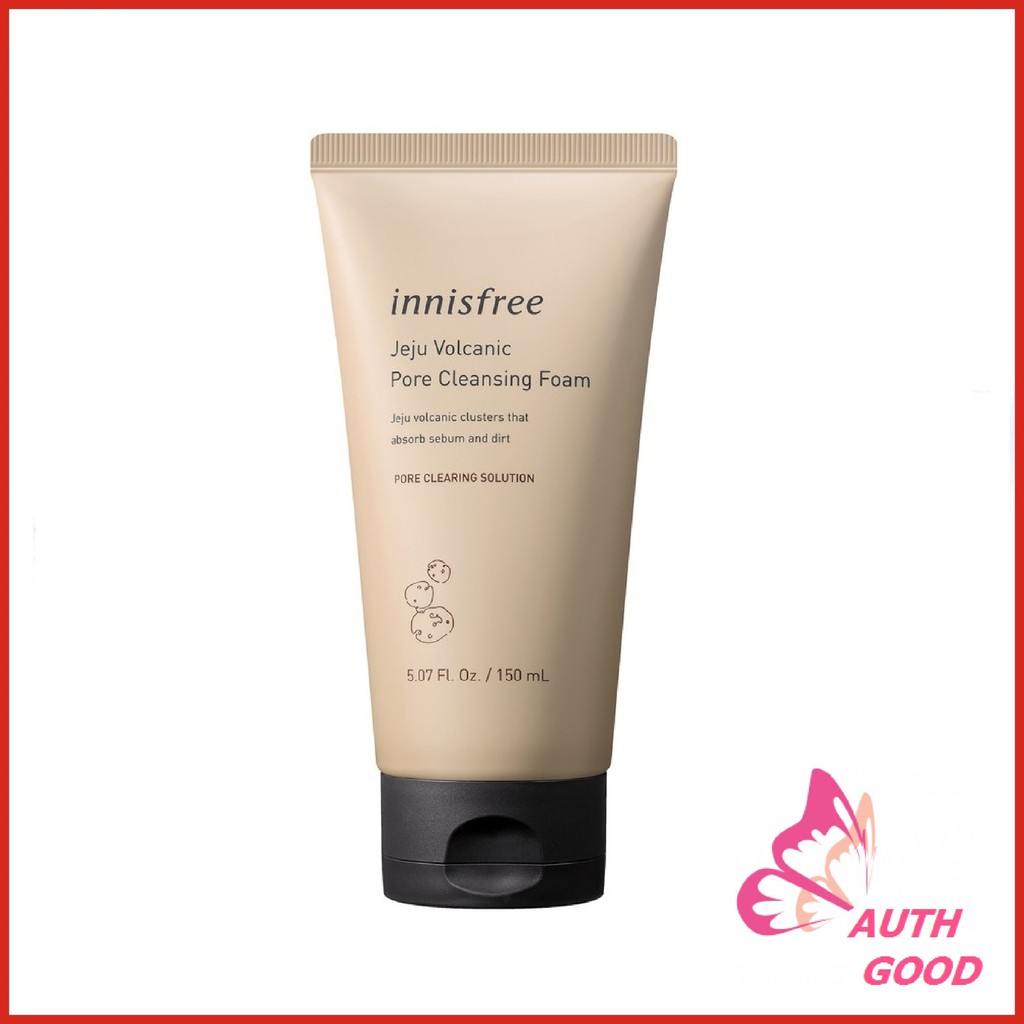 Sữa Rửa Mặt 💖FREESHIP💖 Sữa rửa mặt Jeju Volcanic Pore Innisfree sạch bã nhờn ngăn giảm mụn 150ml