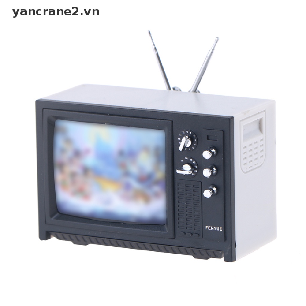 Mô Hình TV Đồ Chơi Mini Phong Cách Cổ Điển {yancrane2.vn}