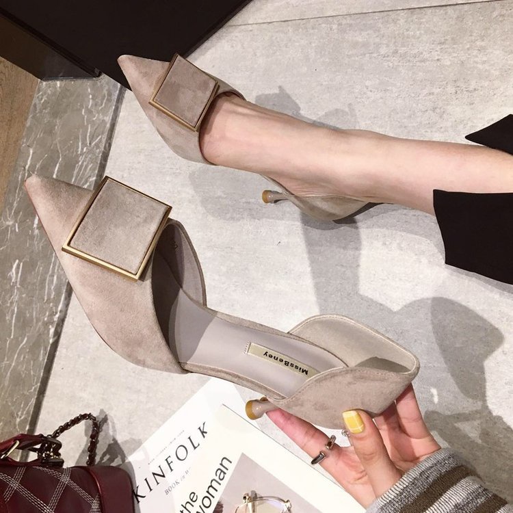 Sandal Cao Gót Hở Ngón Thiết Kế Mới Thời Trang Mùa Hè Theo Phong Cách Pháp Cho Nữ