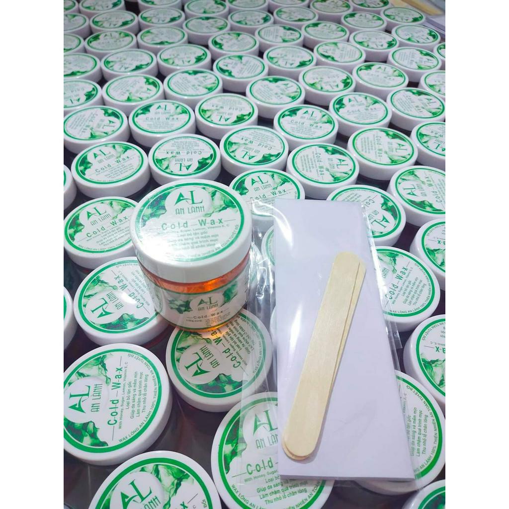 WAX LÔNG AN LÀNH Tẩy sạch MỌI VÙNG Lông TẶNG 50 giấy + 2 que gạt Wax tẩy lông, Kem tẩy lông, Triệt lông Vĩnh viễn