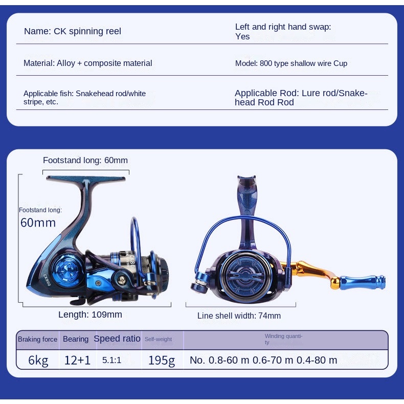 Máy Câu Cá 2022 Tốc Độ Cao Vỏ Kim Loại Chuyên Nghiệp