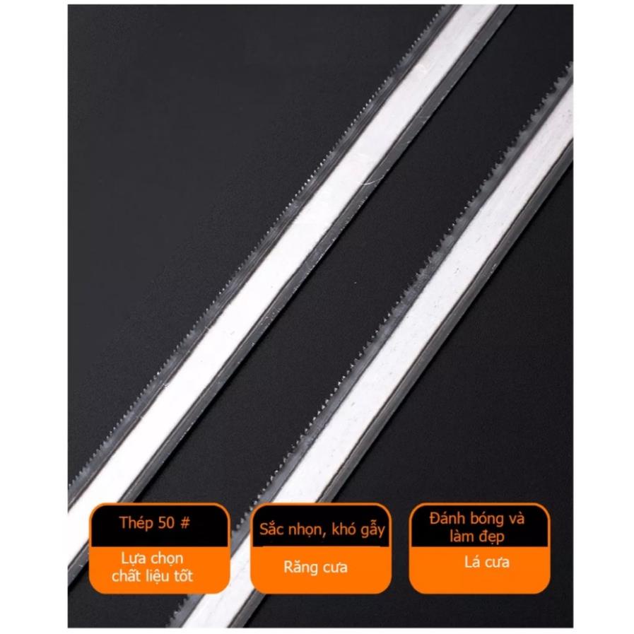 Lưỡi cưa sắt và cưa gỗ 1 mặt với 18 răng hoặc 24 răng Tuosen (1 cạnh)