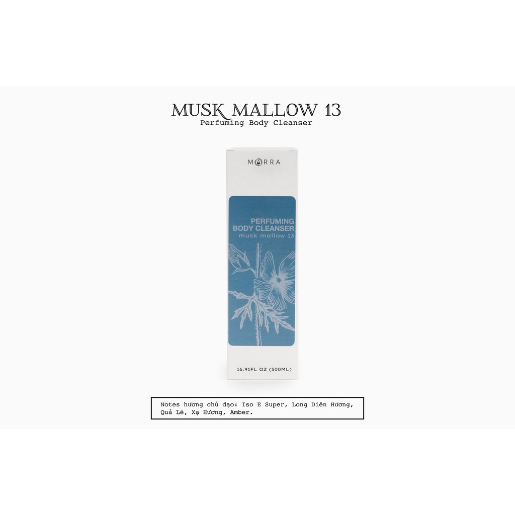 Sữa tắm Morra hương nước hoa Musk Mallow 13 500ml (mới)