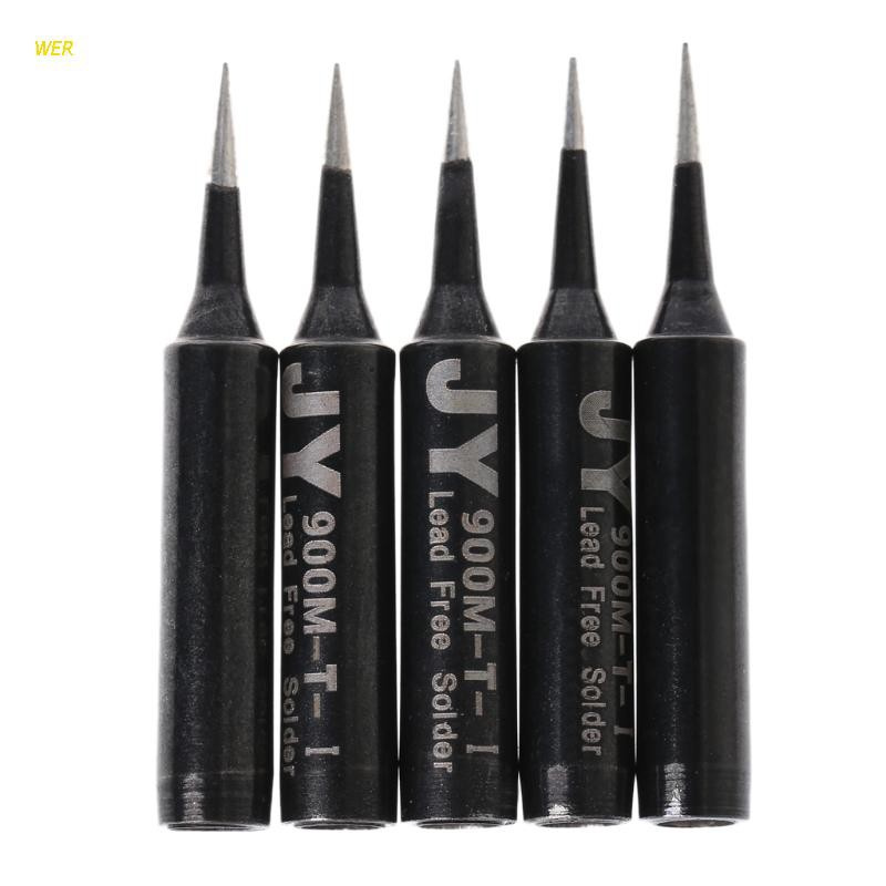 Set 5 Đầu Hàn 900m-t-i Cho Máy Hàn Hakko Saike 936 852d + 909d