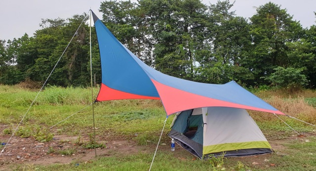 Bộ trụ chống lều A (dựng tấm tarp, dựng lều chữ A) | BigBuy360 - bigbuy360.vn