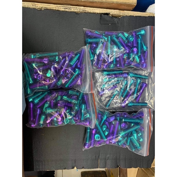 Ốc titan gr5 10li trụ 10li25 10li30 10li40 10li65