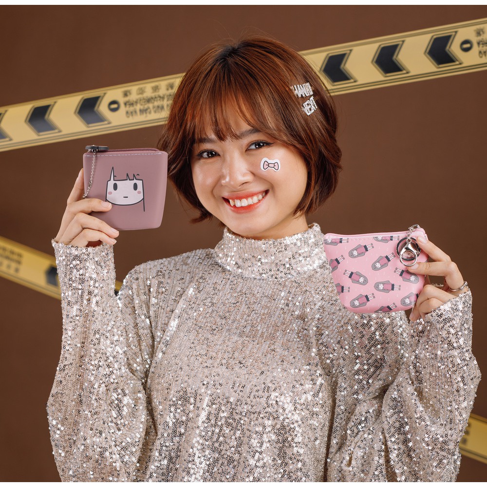 [HOO HOO HA HA!] Ví Móc khóa Xô dễ thương dành cho fan Thỏ Bảy Màu