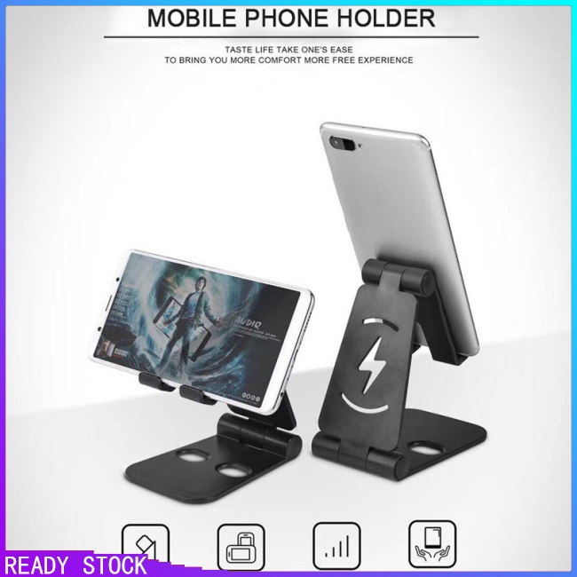PG【COD】Universal Foldable Desktop Desk Stand Holder Mount for Cell Phone Tablet Pad