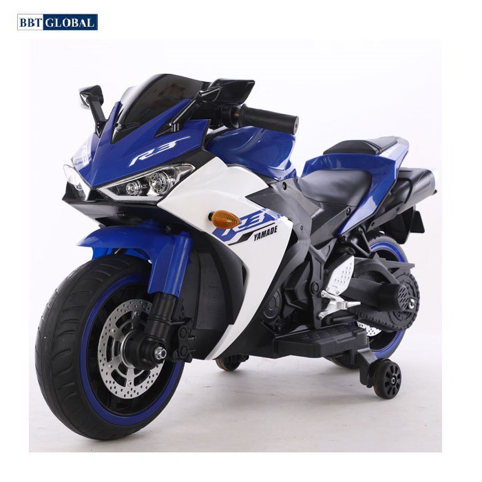 Xe máy điện moto 3 bánh R3 siêu thể thao đồ chơi cho bé tự lái - BÁN GÓP TẠI Q7