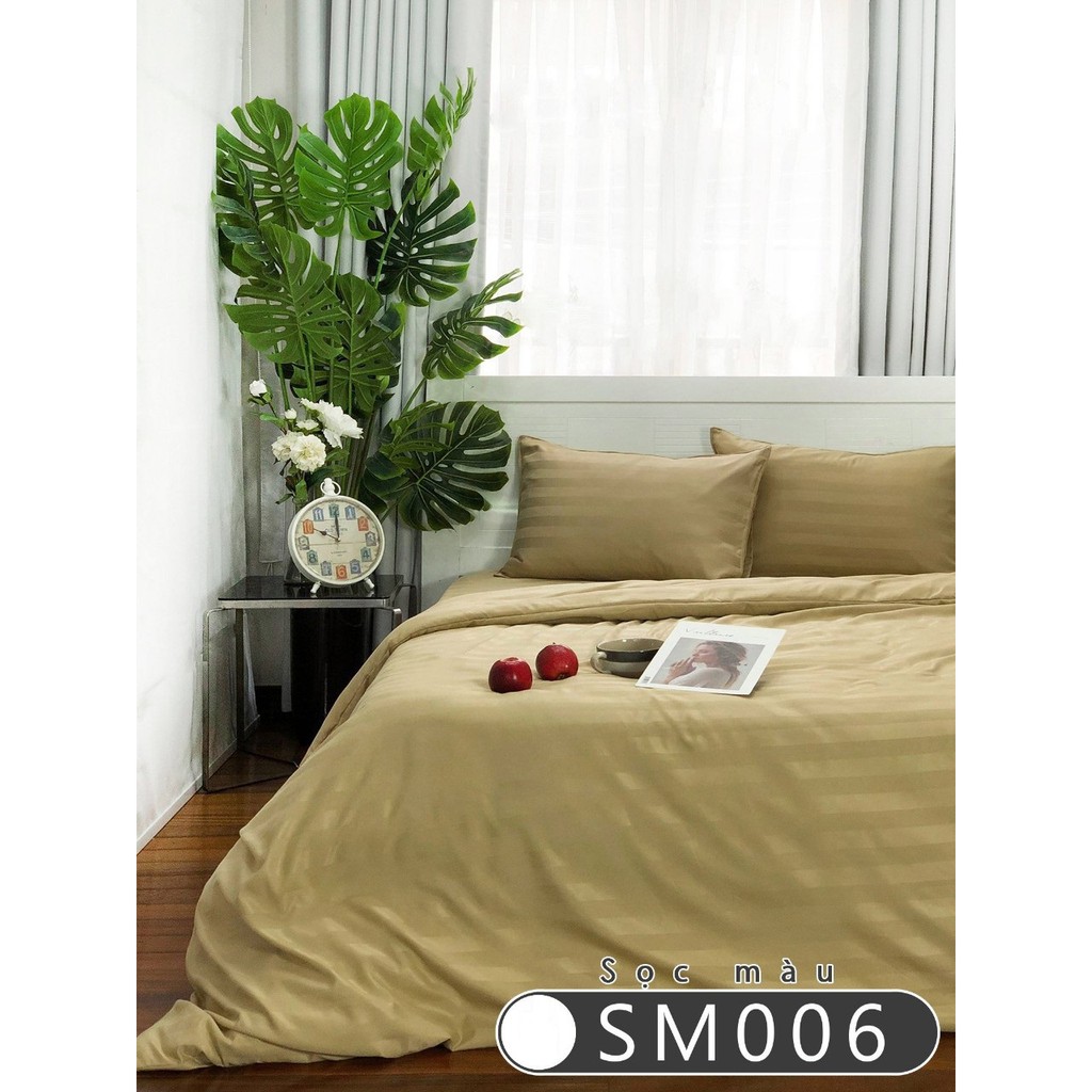 Bộ drap Cotton Sọc 3 Phân 🎁MẪU MỚI🎁 Chuẩn khách sạn 5 sao cao cấp