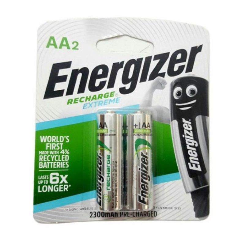 PIN SẠC AA Vỉ 2viên ENERGIZER CHÍNH HÃNG