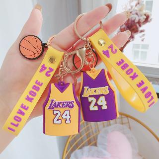Móc khóa hình bóng rổ kobe jersey sáng tạo