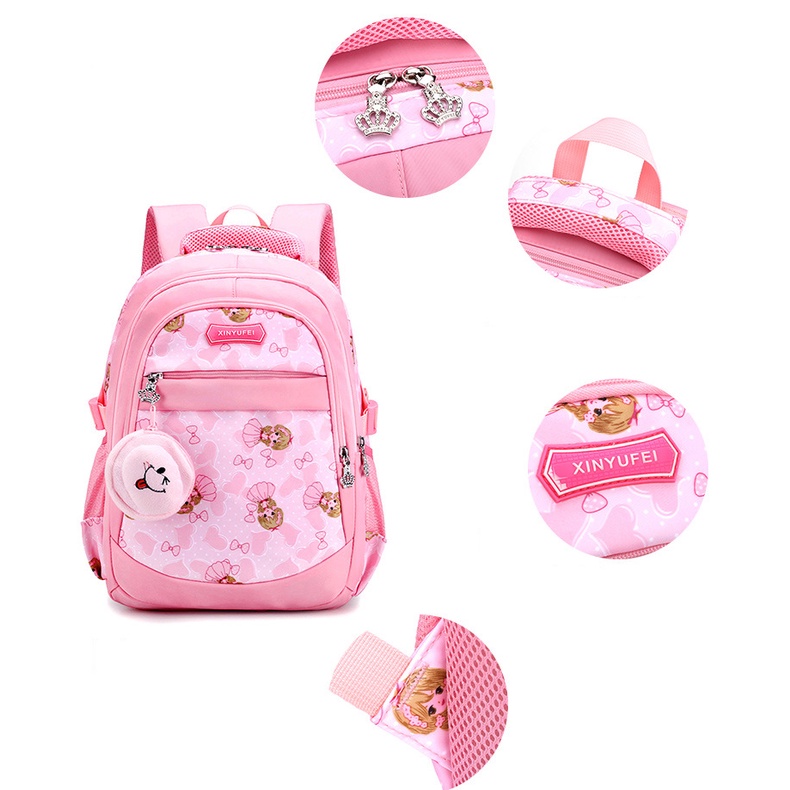 Ba lô đi học Chuwanglin phong cách đáng yêu cho bé tiểu học