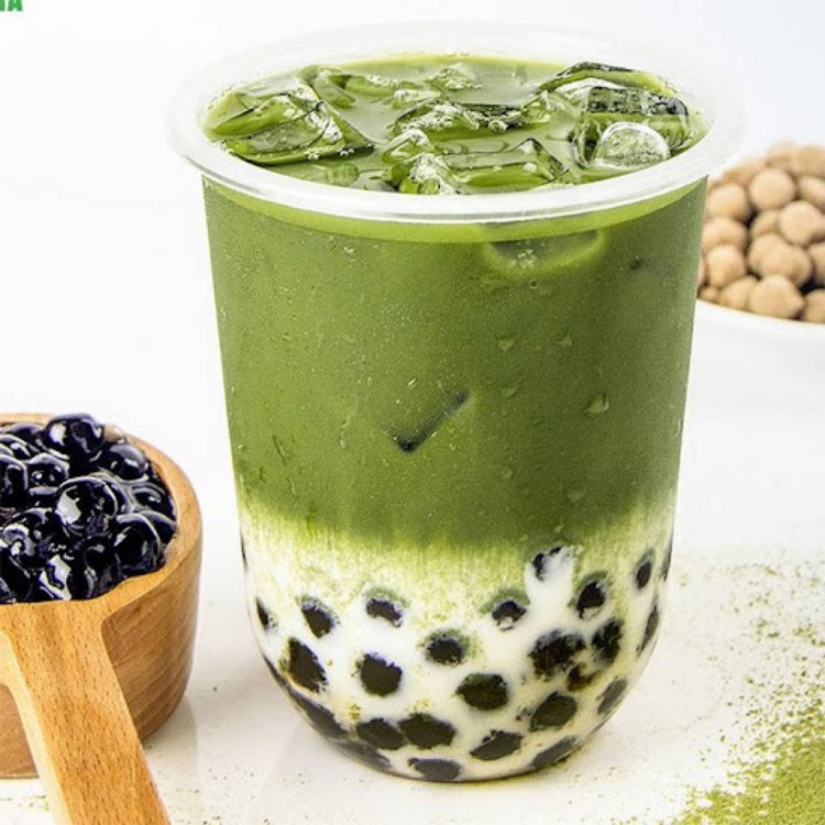 SÉT SỮA TƯƠI MATCHA TRÂN CHÂU ĐƯỜNG ĐEN