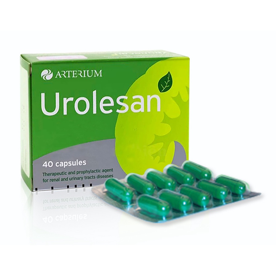 Urolesan - hỗ trợ lợi tiểu, hạn chế hình thành sỏi tiết niệu (hộp 40 viên)