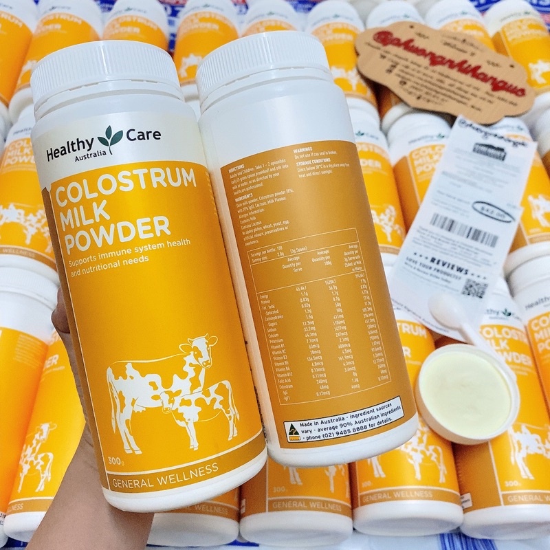 BILL MUA TẠI ÚC - DATE 01/2026 - SỮA BÒ NON HEALTHY CARE COLOSTRUM 300g