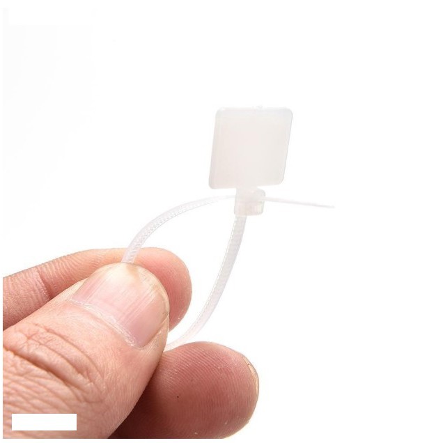 Bịch 90 Dây rút nhựa 11cm có bảng tên