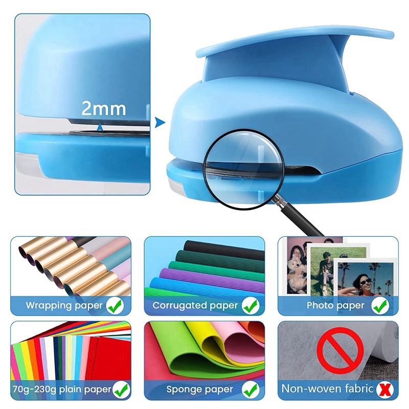 Set 5 Dụng Cụ Đục Lỗ Tròn 5 Kích Thước Khác Nhau