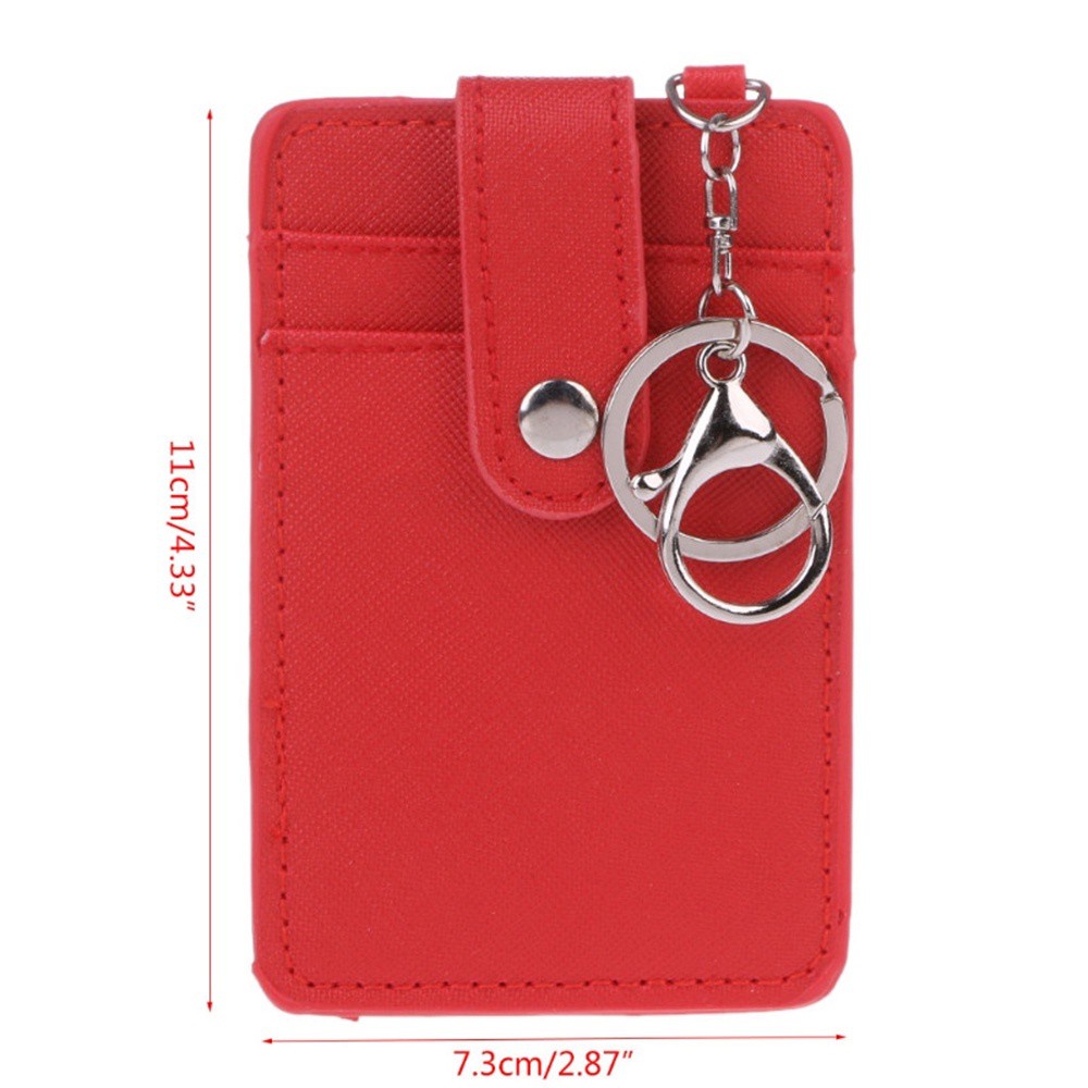 Túi Đựng Thẻ Id Mini Kèm Móc Khóa Tiện Dụng Cho Văn Phòng