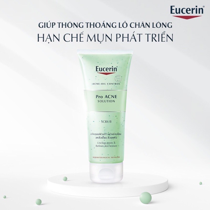 [CHÍNH HÃNG] Tẩy Tế Bào Chda dầu Ngăn Ngừa Mụn Eucerin (100ml)