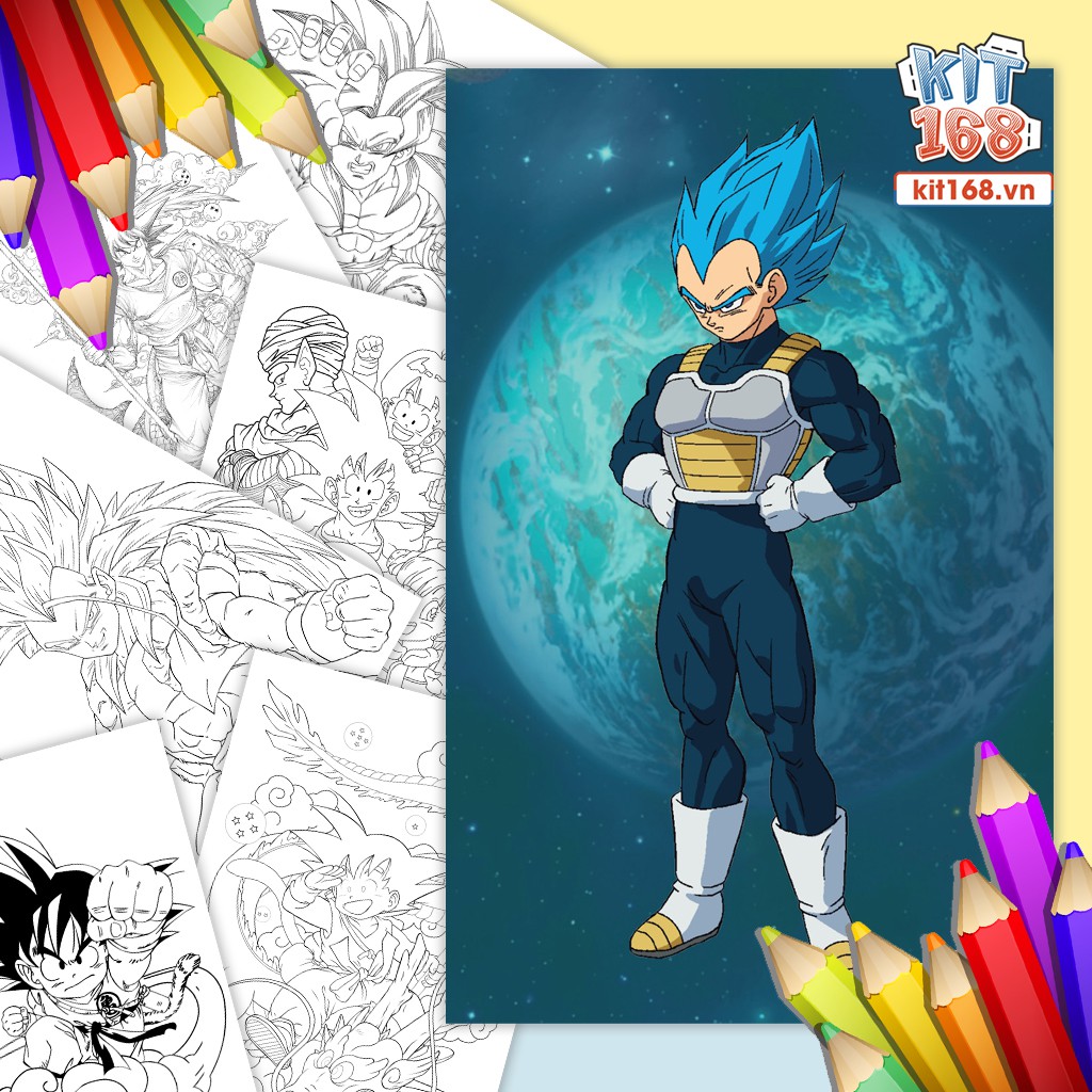 Tranh tô màu Dragon Ball TTM-0023