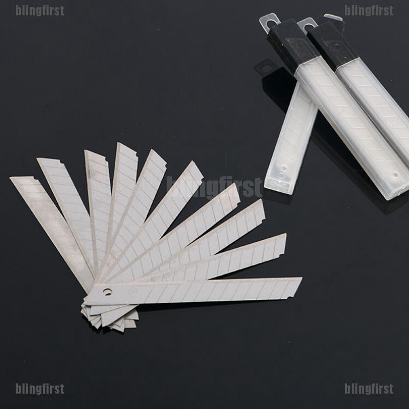 Set 10 lưỡi dao rọc giấy chuyên dụng kích thước 9mm