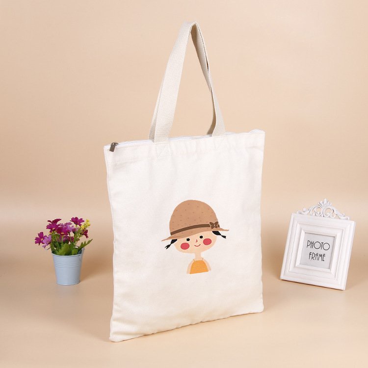 Túi tote in bé gái cute TT05 chất liệu vải kaki hàn kích thước 30*36 cm -Teenstore.365