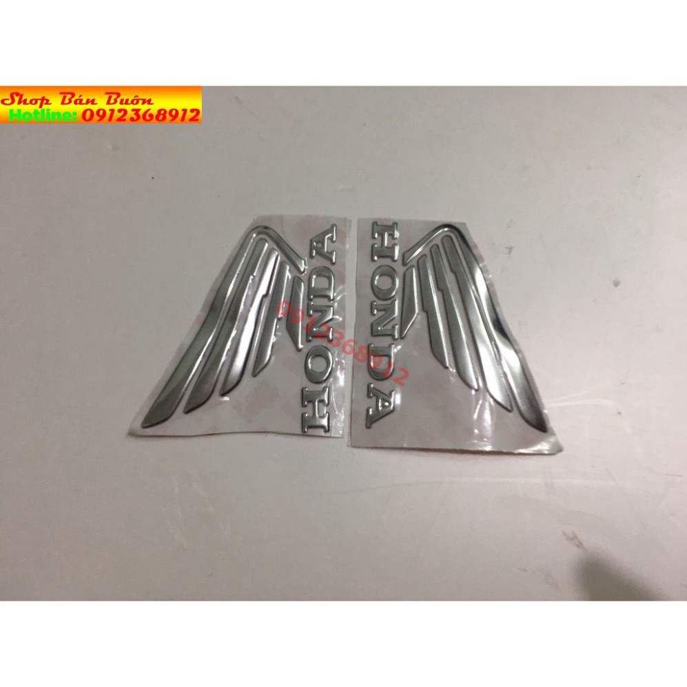 Logo honda tem dán cánh chim cao cấp- giá 1 đôi