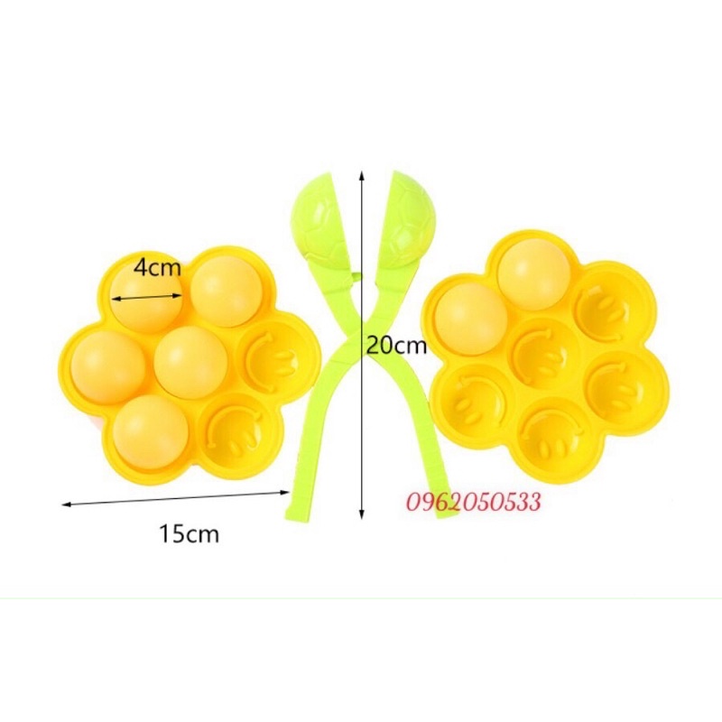 Gắp bóng  montessori - góc thực hành cuộc sống