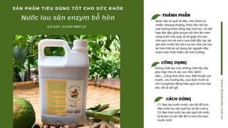 combo lau sàn và enzym bồ hon