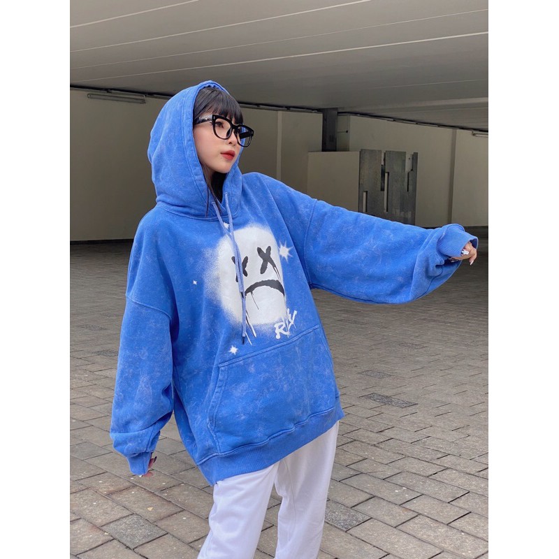 [Mã SKAMA06 giảm 8% tối đa 50K đơn 250K] ÁO HOODIE WASH MÀU XANH | BigBuy360 - bigbuy360.vn