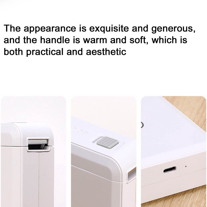 Tmdbyx Máy in nhãn hiệu bluetooth không dây Niimbot D110 cao cấp dễ dùng dành cho Android / Ios