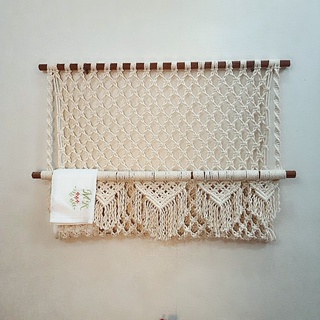 🌻 🌻  Kệ treo tường macrame đựng thú bông 🌻 🌻