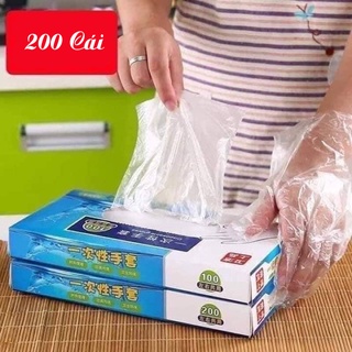 Hộp 200 gang tay nilon làm bếp siêu dai