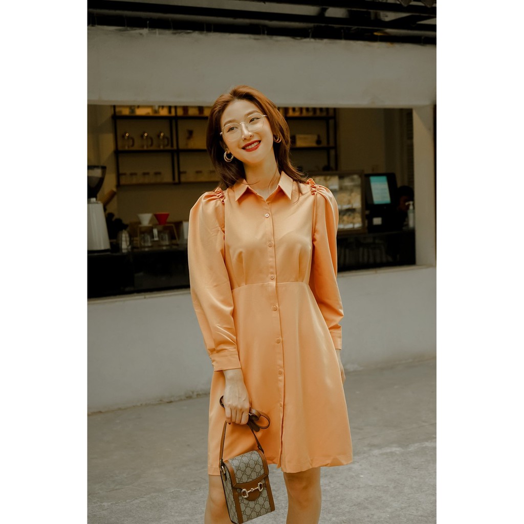 [MÉO SHOP] Váy Sơ Mi Dài Tay Hind | BigBuy360 - bigbuy360.vn