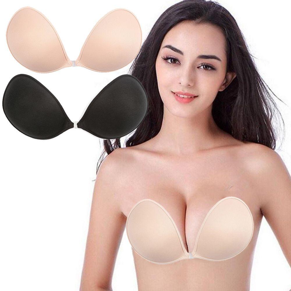 UPSTOPVN Áo Ngực Dán Không Đường May Khóa Trước Nâng Ngực Tàng Hình Dành Cho Nữ