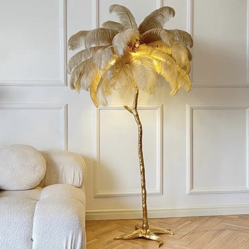 Đèn sàn Lông vũ cao cấp | Feather Lamp