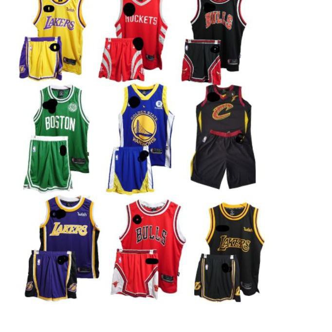 Bộ Quần Áo Bóng Rổ Nba 2.2 Shophee Cho Bé