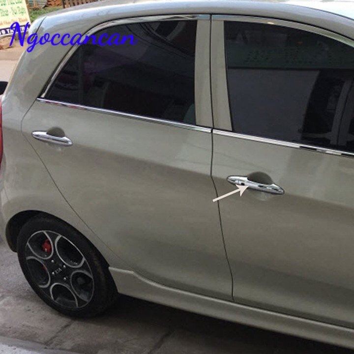 Ốp Tay Nắm Cửa Xe Kia Morning 2016-2020