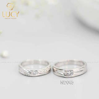 Nhẫn cặp bạc Lucy ND045