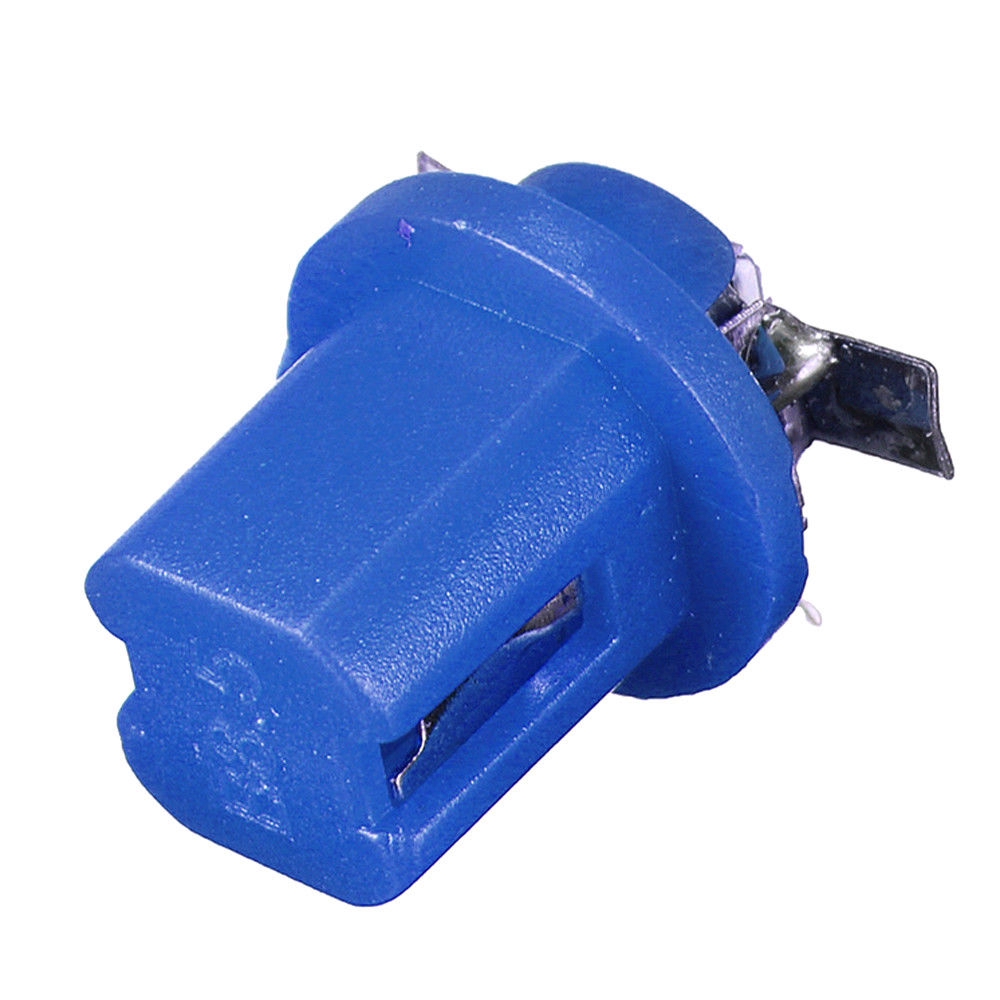 Bộ 10 Đèn Led 5050 T5 B8.5D 12V Ánh Sáng Xanh Dương Gắn Bảng Điều Khiển Tốc Độ Xe Hơi